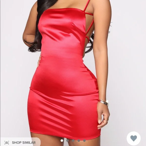 flirtini satin mini dress Fashion Nova | Other | Flirtini Satin Mini Dress